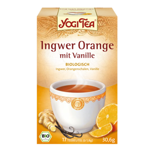 Yogi Tea Ingwer Orange mit Vanille